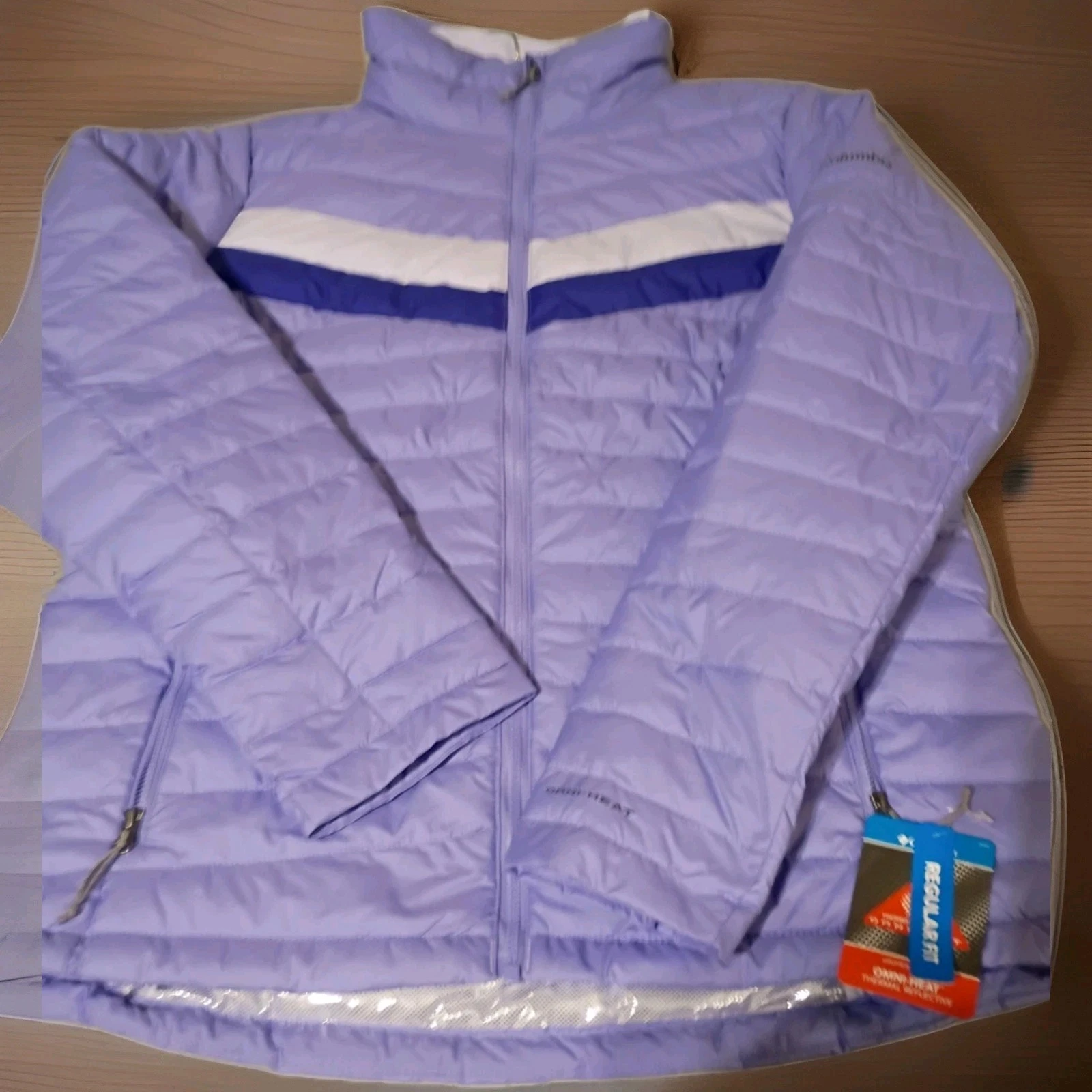 Womens Columbia 2025 New Color White Out Insulated & Omni-Heat Jacket Sz Large