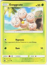 Exeggcute 4/111 Common Crimson Invasion Pokemon Lightly Played