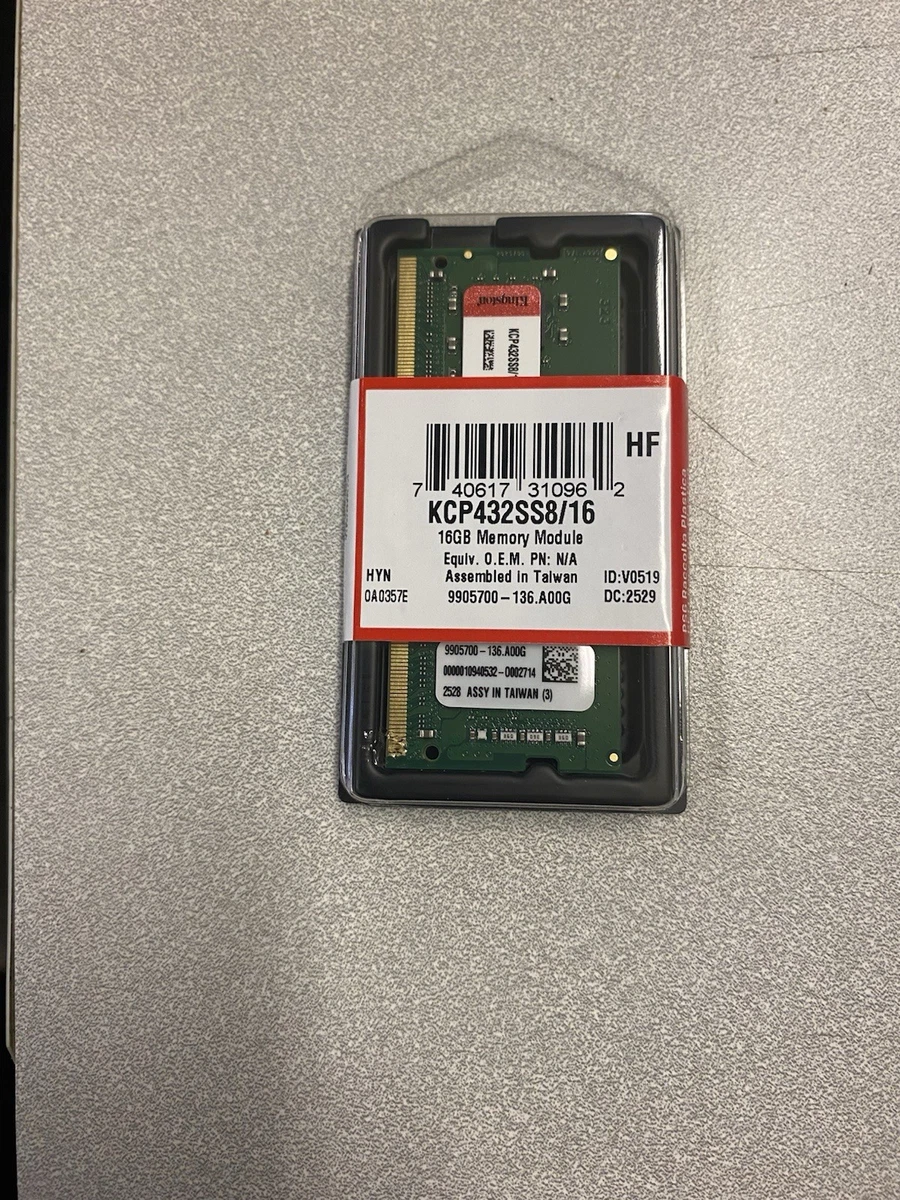 Kingston SO-DIMM 16 GB Computer Memory (RAM) for sale | eBay