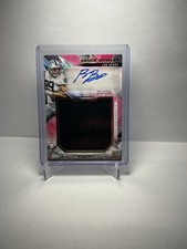 2024 Topps Inception Brock Bowers Rookie Jumbo Relic Autograph Magenta /35