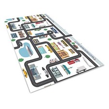 Car Carpet Rugs Play Mat for Kids,Road Traffic Rug Carpet for Playing with