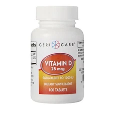 Vitamin Supplement Geri-Care  Vitamin D3 1000 IU Streng