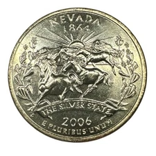 2006 D Nevada State Quarter UNC Uncirculated US Mint Coin