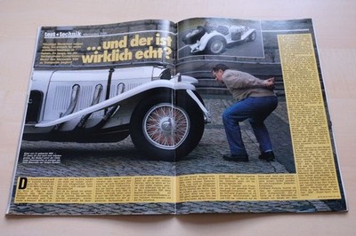 Rallye Racing 02/1987 Mercedes SSK in einer seltenen Vorstellung auf 3 Seiten