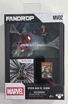 Spider-Man vs Venom MARVEL Fandrop MV02 posed figure Diorama | eBay