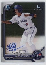 2022 Bowman Chrome Prospect Auto Martin Gimenez #CPA-MGZ Auto 9x7