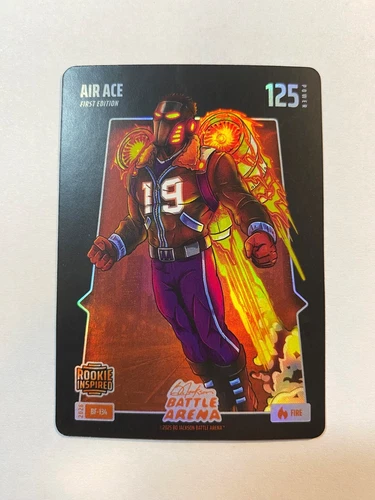 2026 Bo Jackson Battle Arena - AIR-ACE - Ace Bailey (RC) FIRE Battle Foil BF-134