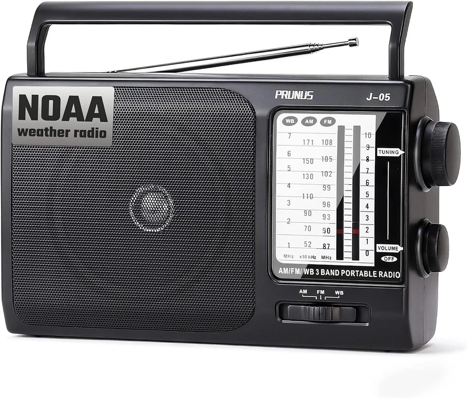 AM/FM/Weather Portable Radio with 3W Speaker - Ideal for Emergency Preparedness - Image 3 of 4