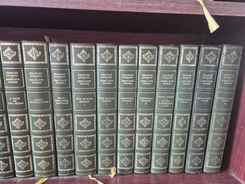 Complete Work Heron Books Charles Dickens Complete Works Faux Leather Illustrated 36 ...
