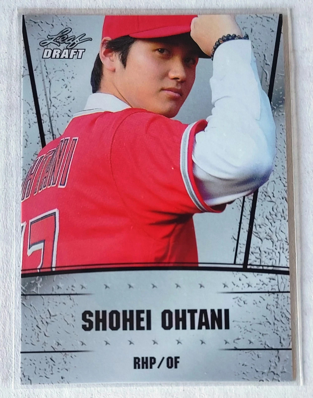 "RARE" 2018 SHOHEI OHTANI LEAF DRAFT SILVER EDITION ROOKIE CARD #DS-01 *MINT*