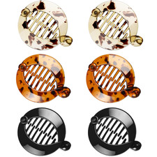 6 Pieces Banana Hair Clips Banana Combs Fishtail Hair Clip Combs Resin Fish Grip