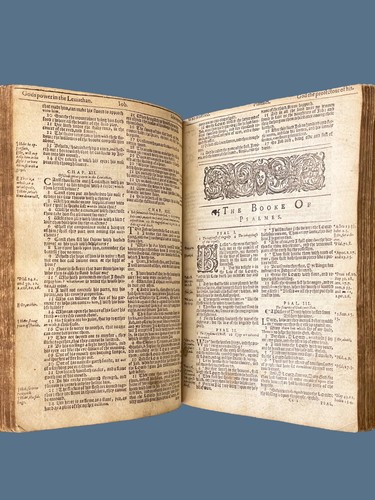 1614 Complete Early King James Bible with Map and Illustrated Genealogies - Picture 10 of 16