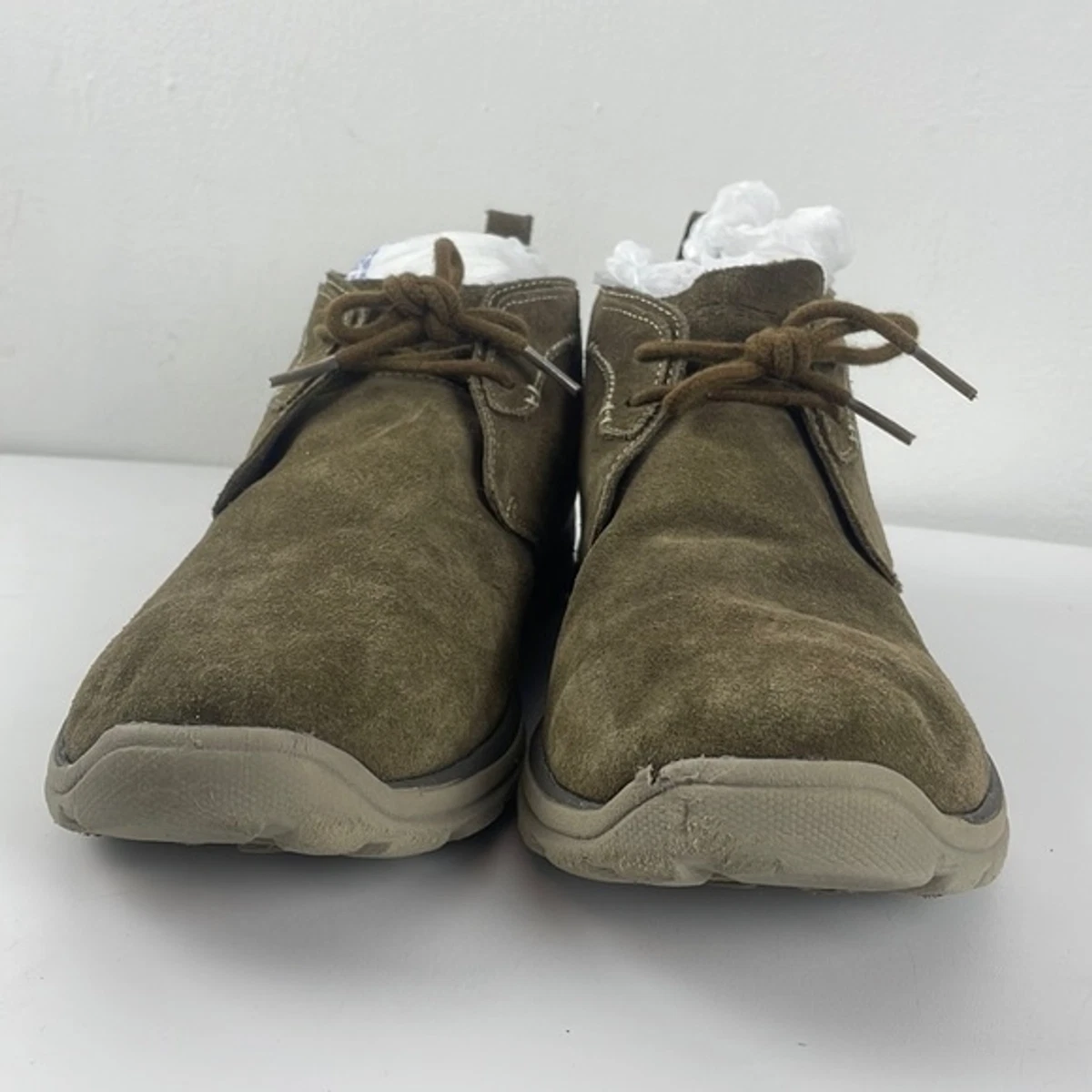 SKECHERS Men s Brown Suede Chukka Boots Size 11.5 eBay