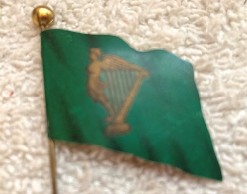 Vintage Advertising Flag Stick Pin Kentucky Tavern Bourbon 1909 2 1/2" x 1 1/8" - Picture 2 of 5