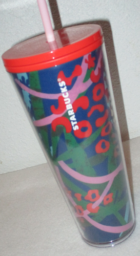 Starbucks 2021 Summer Floral Jungle Multicolor Venti Cold Cup Tumbler 24oz NEW - Picture 3 of 5