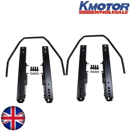 SET Universal Side - Side 270mm - 345mm Bucket Seat Runners Sliders Subframe