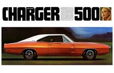 13x19 1970 Dodge Charger 500 Print Ad Mopar 383 440 426 Hemi Scat Pack Rt Se