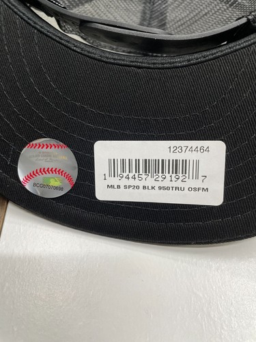 Herren Chicago Cubs New Era schwarz Trucker 9FIFTY Snapback Mütze Kappe Patch C Logo - Bild 6 von 13