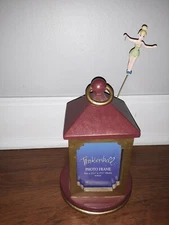 Disney Tinker Bell Lantern Photo Frame holds 4 photos without wings (broken)