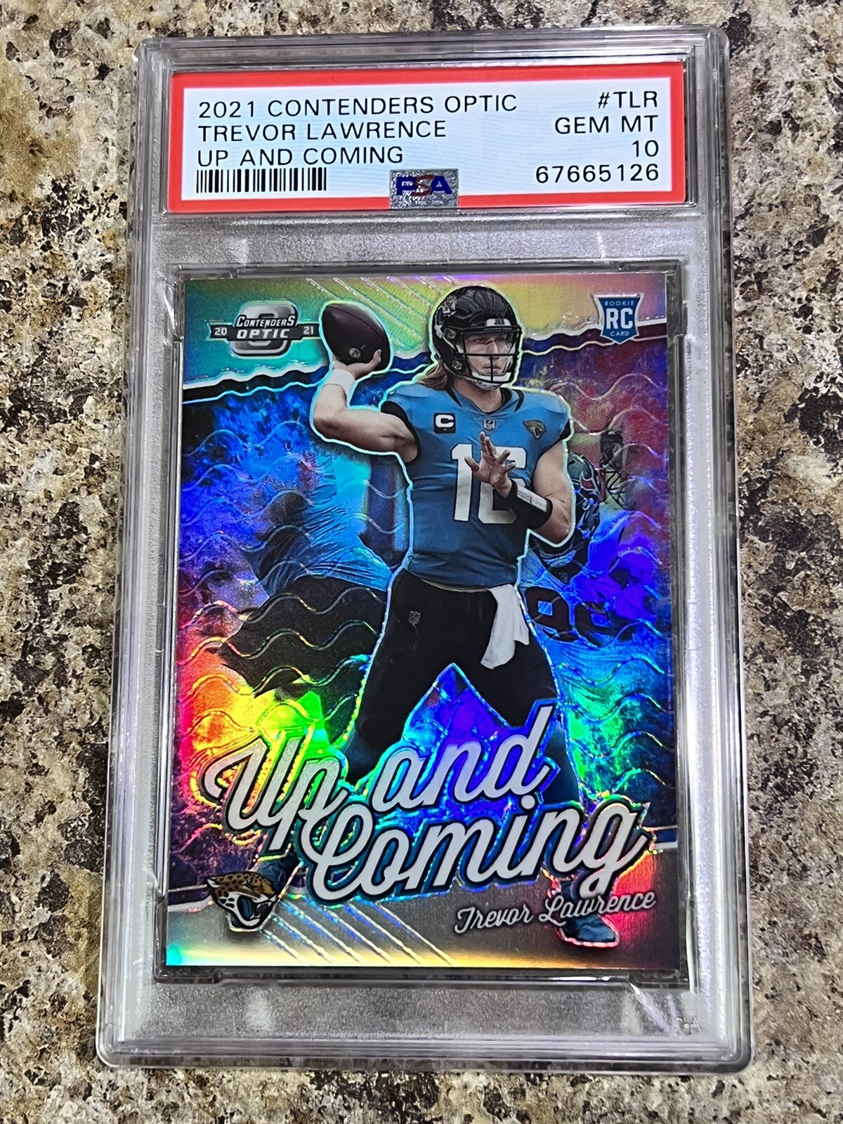 Trevor Lawrence Panini Contenders Optic Up and Coming #TLR Base