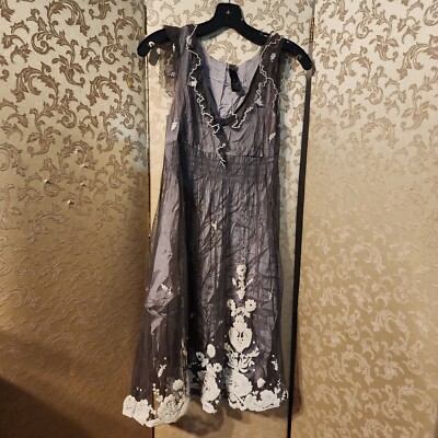 long white ruffle dress Vivienne Lace Ruffle Maxi Dress