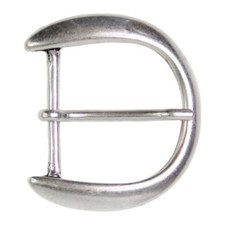 FRONHOFER G&uuml;rtelschnalle silber, Dornschnalle f&uuml;r 3 cm Riemen