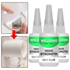 3PCS Welding High Strength Oily Glue Plastic Super For Resin Ceramic Glue Glass 