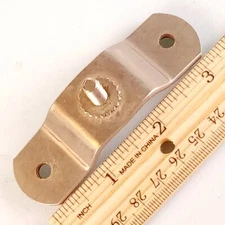 Leedy 2hole Tom Drum Mount Holder Bracket Part Ratchet Nickel 2 1/2" Vintage 30s