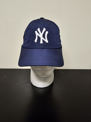 New York Yankees Baseball Cap Strap Back Blue/White Hook