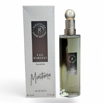 Montana Suggestion Eau d'Argent Eau de Toilette Splash 50 ml Vintage