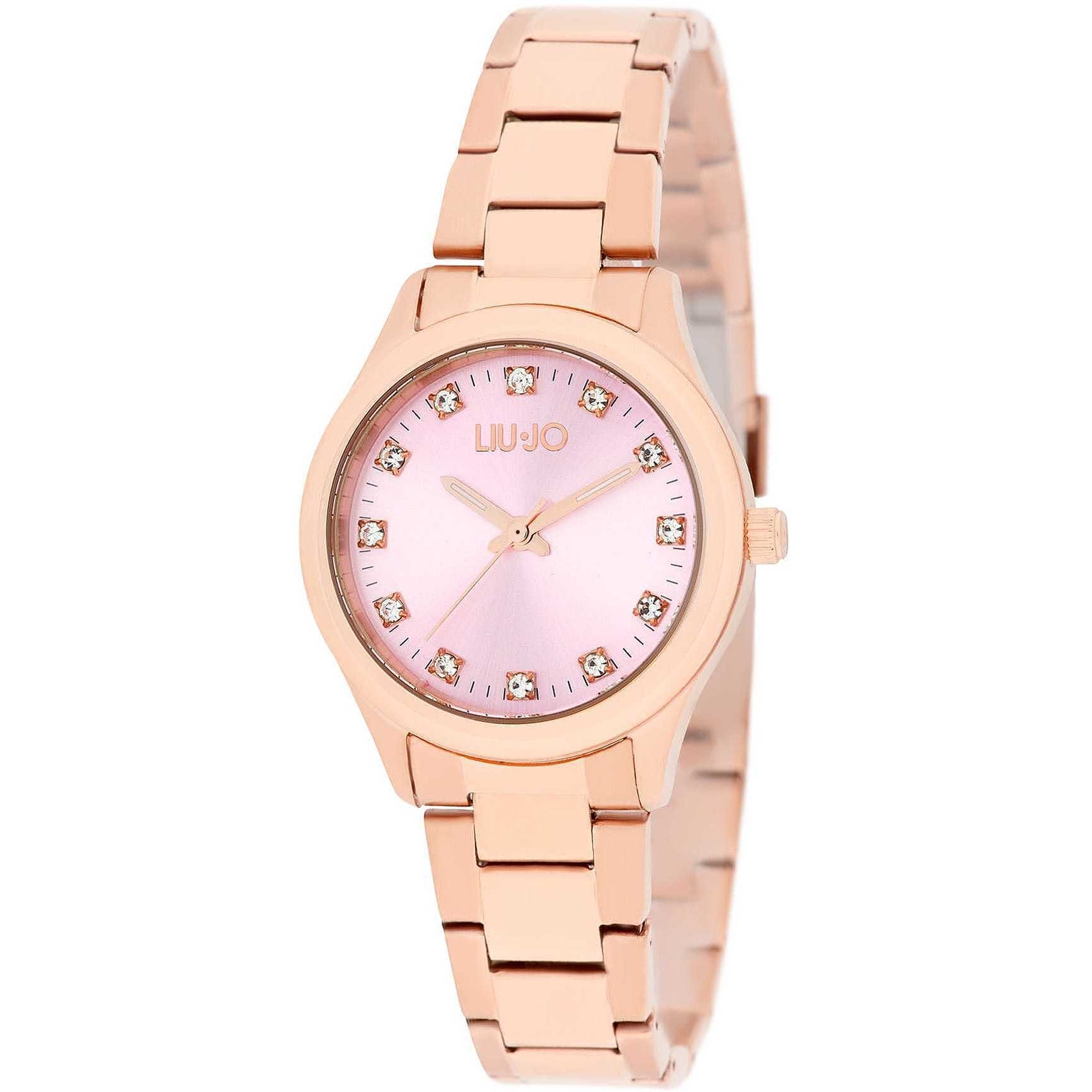 Orologio Donna LIU JO Luxury CHARMANT TLJ2112 Acciaio Rosè Rosa Swarovski