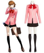 IN STOCK Reload Yukari Takeba Cosplay Costume Game Pink Outfit