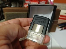 RARE COLIBRI MATTE BLACK FLINT WELLINGTON LIGHTER USES ZIPPO FLUID NEW $50 GIFT