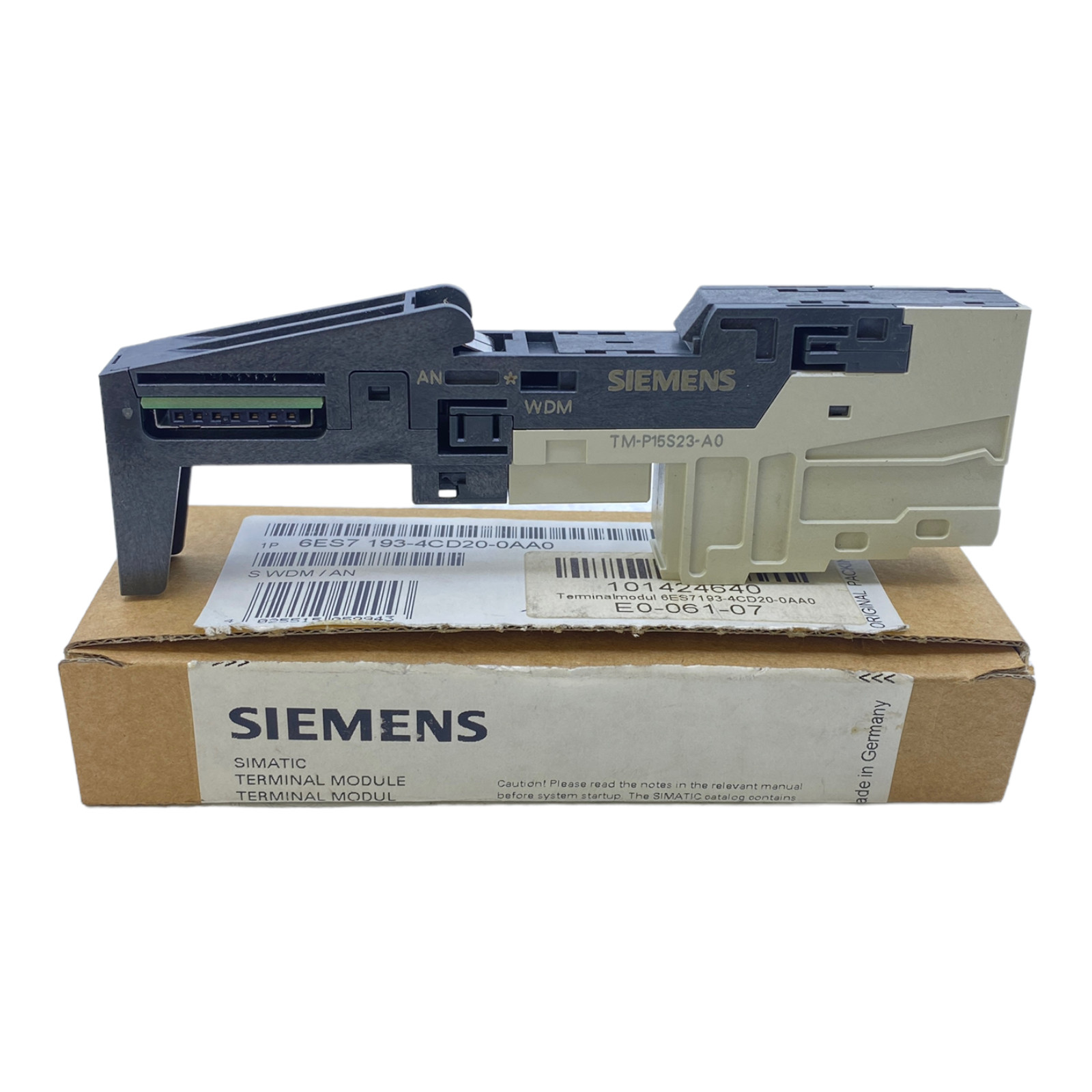 Siemens 6ES7193-4CD20-0AA0 Terminal Module for Industrial Use 6ES7193-4CD2