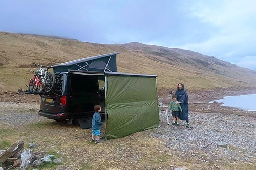 DD Campervan Tarp 2.5x2.5 | 0x250 cm cm | PU3000 mm wetterfest Polyester| B... - Bild 2 von 7