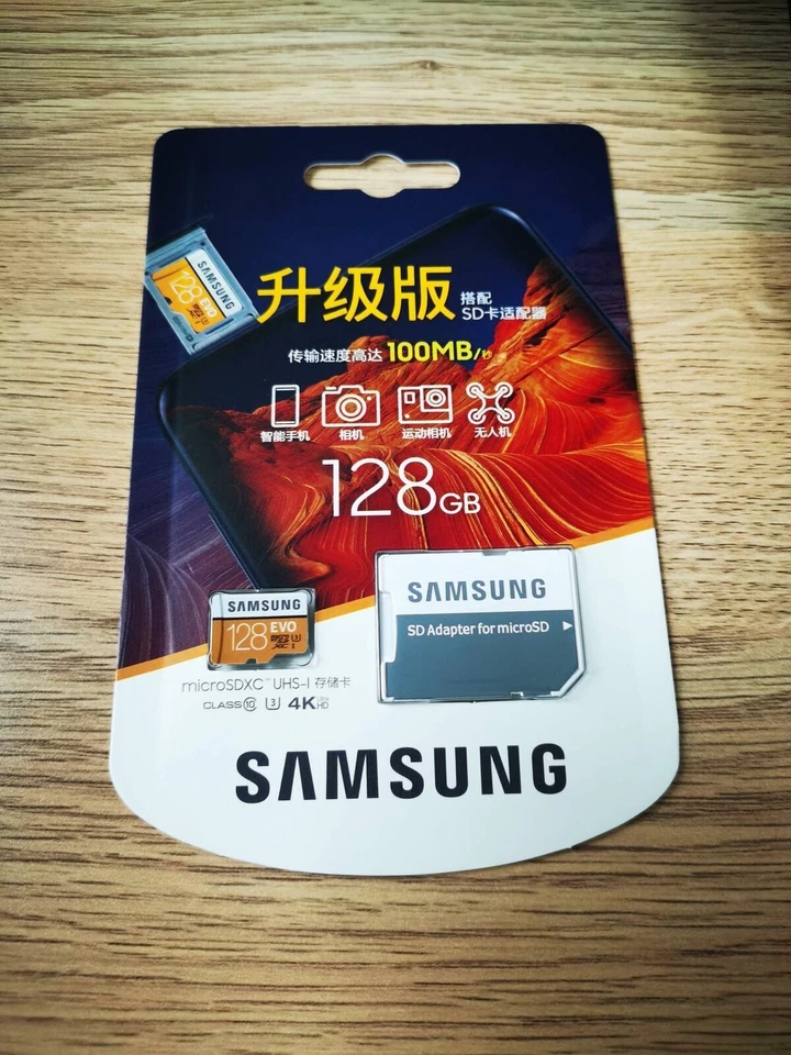 Samsung 64GB 128GB microSD SDHC SDXC EVO TF Class 10 UHS-I Memory Card F/ CCTV - Image 3 of 4