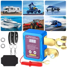 Remote Battery Disconnect Switch 12V 240A Battery Kill Switch for Auto RV ATV