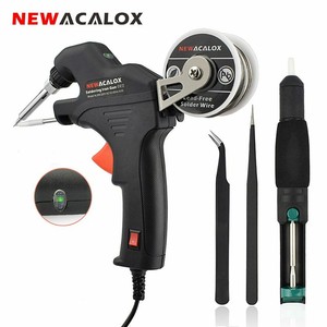 Newacalox 50w Electric Soldering Iron Kit Eu Us Internal Heating Soldering Gun H Ebay