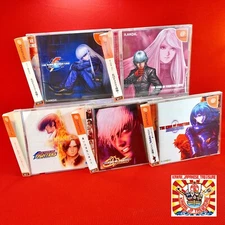 Lot 5 King Of Fighters Dreamcast 1999 99 2000 2001 2002 w/Spine KOF Sega DC JP