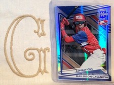 Mailerson Casanova, DPL, 2022 Elite Extra Edition Aspirations Blue #'d/349🇬