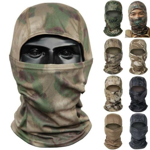 Tactical Military Camo Bandana Balaclava HelmetsHat Hunting Face Masks HeadwearГ - Picture 3 of 21