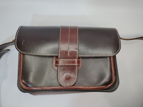 Leather Purse Shoulder Bag Dark Brown Unbranded - Picture 4 of 13
