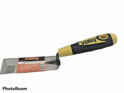 1-1/2  X 5  Margin Trowel Soft-Touch Plastic Handle
