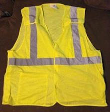 Lot Of 2 Hi-Vis Safety Vests Tingley Type R Class Size L-XL