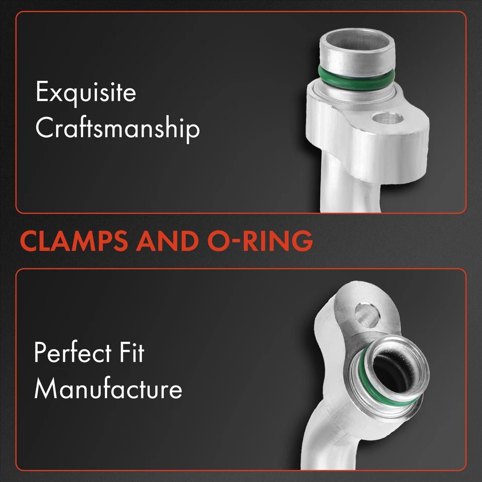 Nuevo conjunto de manguera de línea de succión y descarga de aire acondicionado para Honda Odyssey 2011-2017 3,5 L Foto 4 de 4