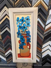 " Tranquility " Framed Serigraph On Board  by Avi Ben Simhon.  