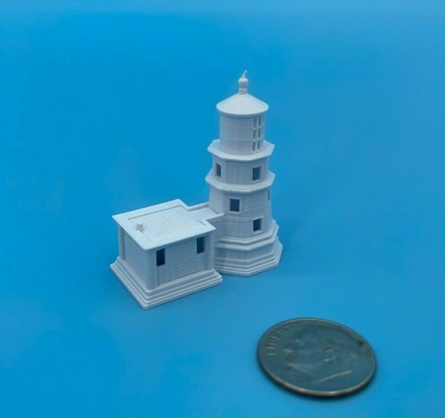 SPLIT ROCK LIGHTHOUSE - T Gauge 1:450 1:480 Scale - No Assembly Required! USA 3D - Picture 6 of 8