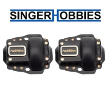 POWERHOBBY PHB6708 Brass Front + Rear Diff Covers for 1/18 Redcat Ascent-18 HRP