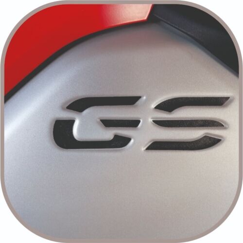 RubbaTech GS tank decal for BMW R1250GSA and R1200GSA - Black - Picture 2 of 3