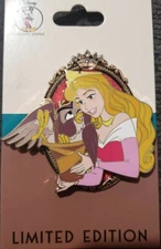 DEC Disney Employee Center Princess Pals Aurora w/ Owl Sleeping Beauty LE200 Pin